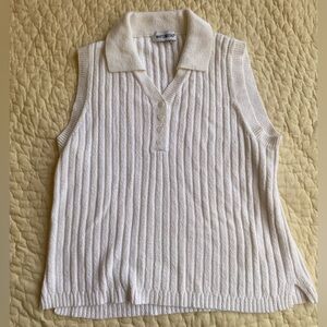 Vintage white sweater tank